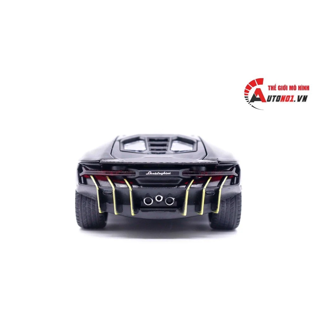 MÔ HÌNH LAMBORGHINI CENTENARIO LP770-4 NO.63 BLACK 1:32 DOUBLE HORSES 7423