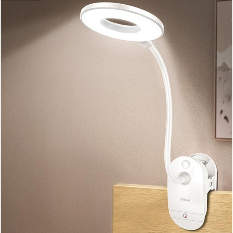 Đèn LED đọc sách tích điện đa năng 3 chế độ ánh sáng, cảm ứng