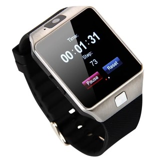 Đồng hồ thông minh Smart Watch DZ09 Đen phối bạc