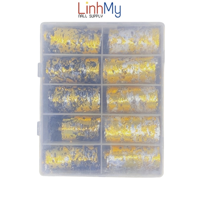 Foil dán móng - foi hoạ tiết báo, foi thương hiệu - Bướm