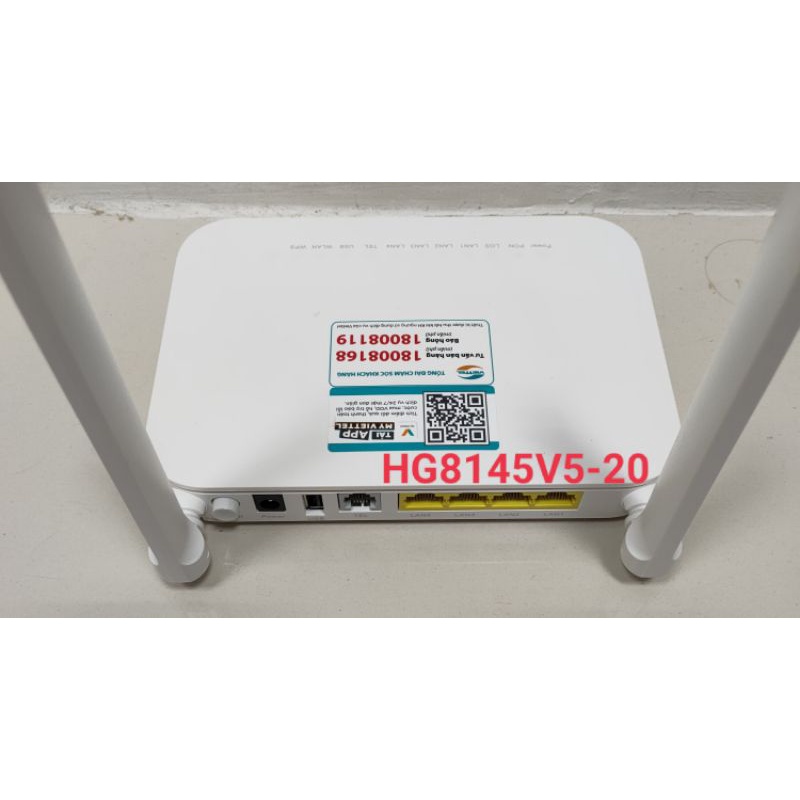 Modem GPON Viettel Huawei HG8145V5-20 phát wifi 2 băng tần, chuẩn GPON, thay modem chính, Bridge Mode hoặc Converter. | BigBuy360 - bigbuy360.vn