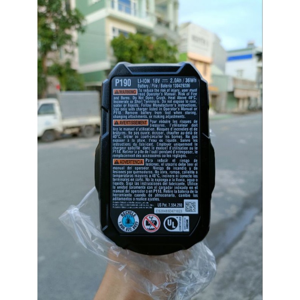 Bộ máy bắn đinh F RYOBI 18V