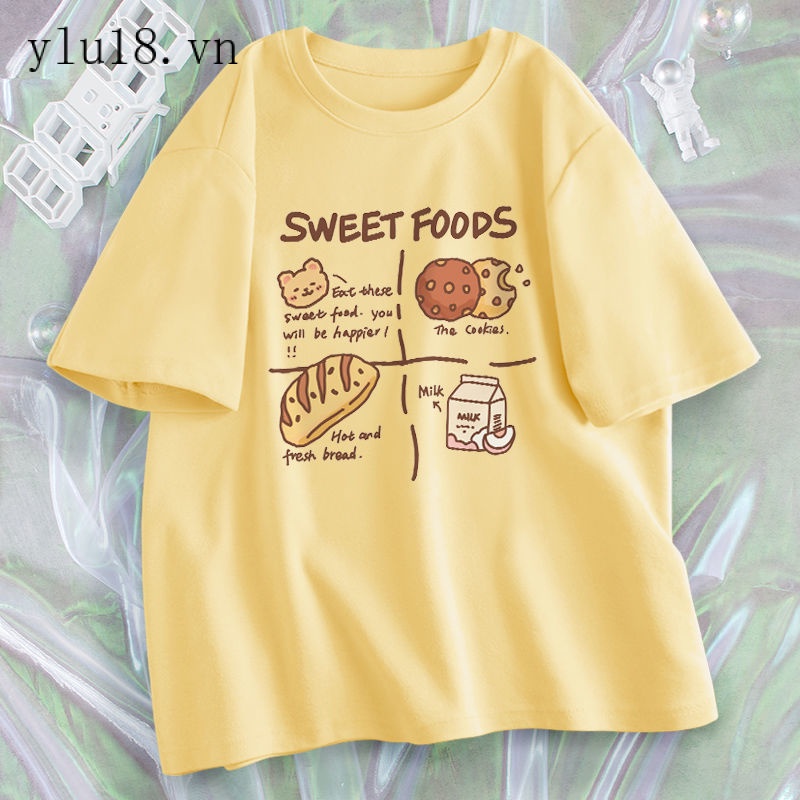 Mới Áo Thun Cotton Tay Lỡ Dáng Rộng Thời Trang Mùa Hè Dành Cho Nữ 2022