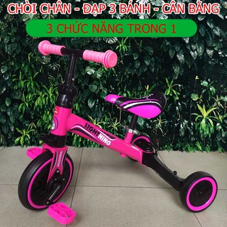 Xe trẻ em đa năng 3 trong 1 - Chòi chân - 3 bánh - Cân bằng LIGHTNING VINATOY