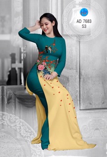 Vải may áo dài con vẹt