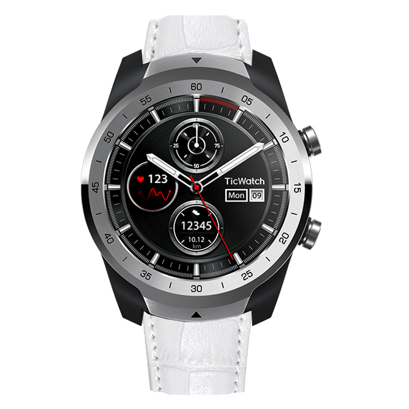 Dây Đeo Bằng Da Chất Lượng Cao Cho Đồng Hồ Thông Minh Ticwatch Pro 3 E2 S2 GTX