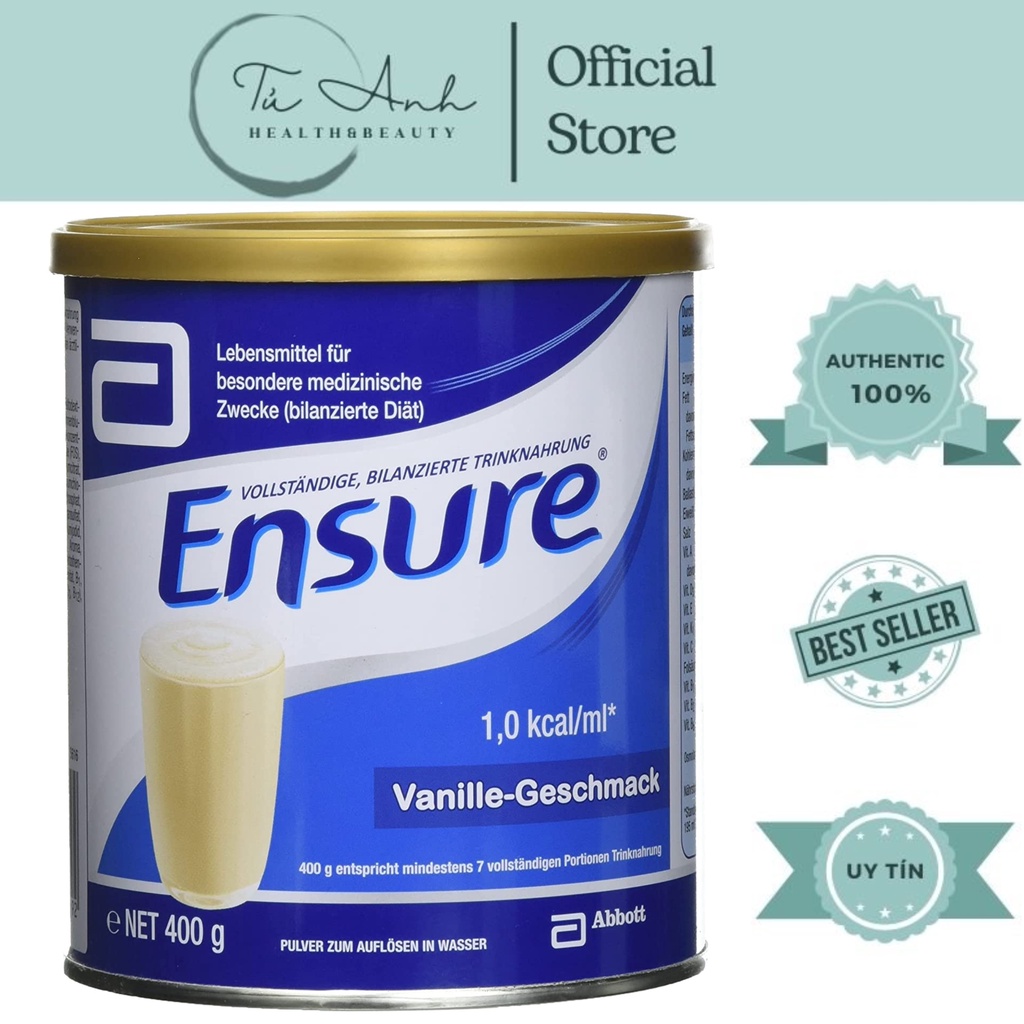 Sữa Ensure Vanille Đức 400g