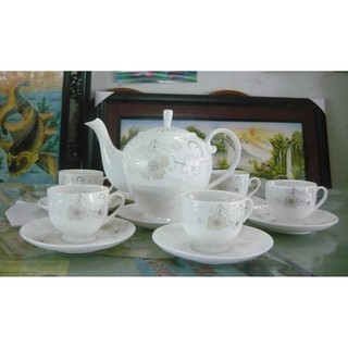 Bộ ấm chén vàng kim cao cấp