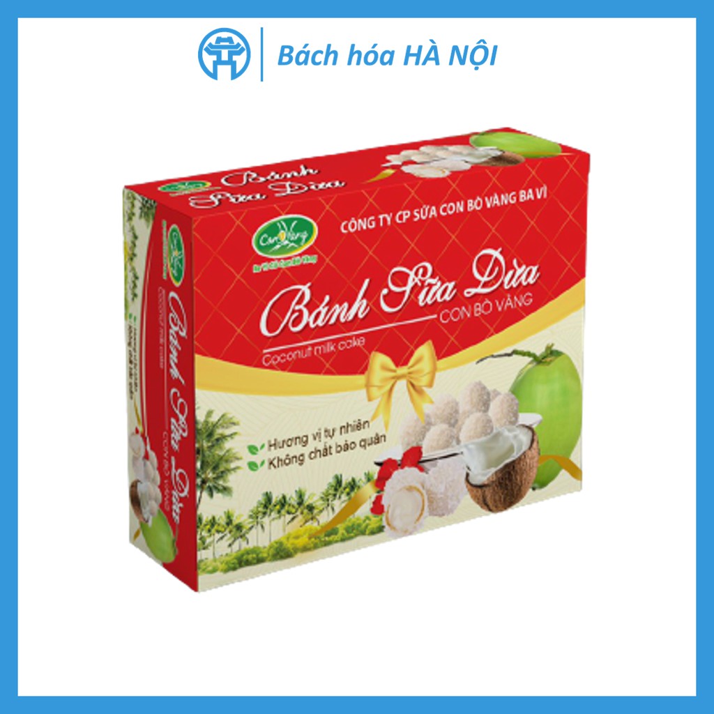 Bánh Sữa Dừa Con Bò Vàng Ba Vì 300g