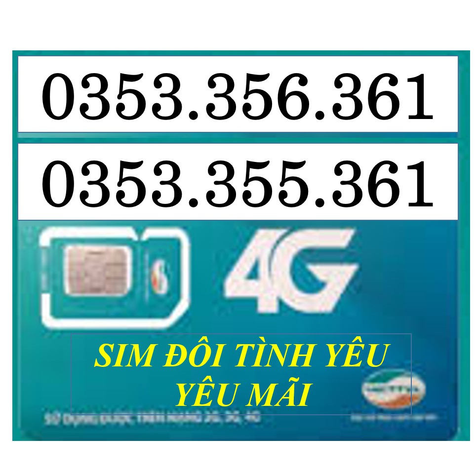 SIM ĐÔI TÌNH THÂN ẤP ÁP GIỐNG 9/10 SỐ