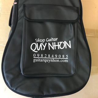 (GIÁ RẺ) Bao da guitar 3 lớp capo guitar