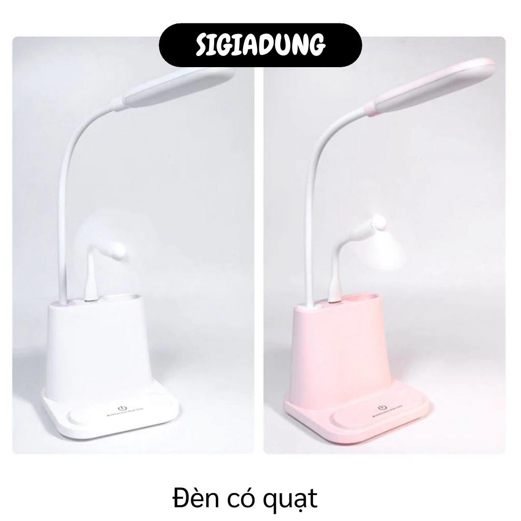 [SGD] Đèn Học Để Bàn - Đèn Chống Cận Đa Năng 4in1, Khay Đựng Bút, Có USB Cắm Sạc 8504