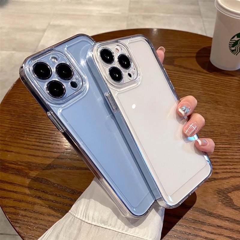 Ốp trong iphone chính hãng Space lưng bóng cứng viên dẻo không ố vàng full dòng iphone