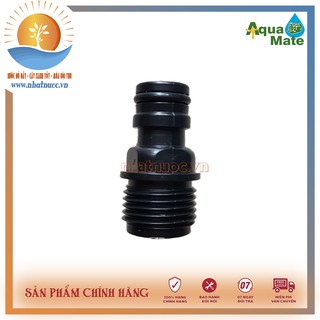 Nối Aquamate W-3090-06 nối 1 đầu nối nhanh, 1 đầu ren ngoài D27