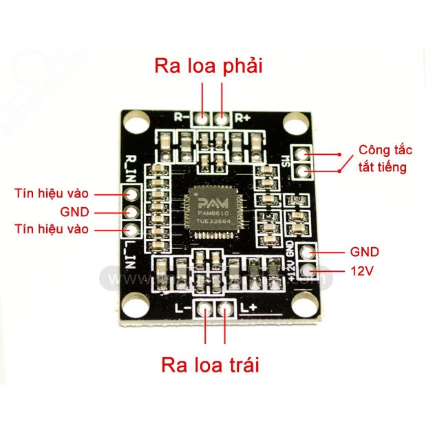 Mạch loa/ Module Audio 2x15W PAM8610