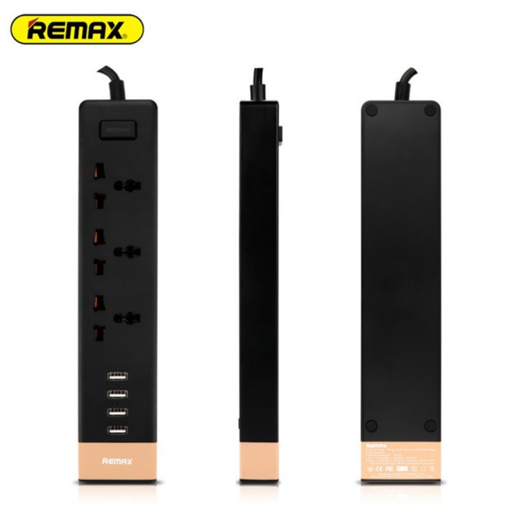 Ổ cắm điện đa năng tích hợp 4 cổng USB Remax RU - S2