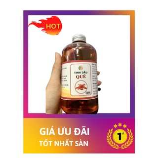 Tinh dầu Quế xông phòng hương thơm nhẹ dịu xua đuổi côn trùng,ruôi muỗi 500ml