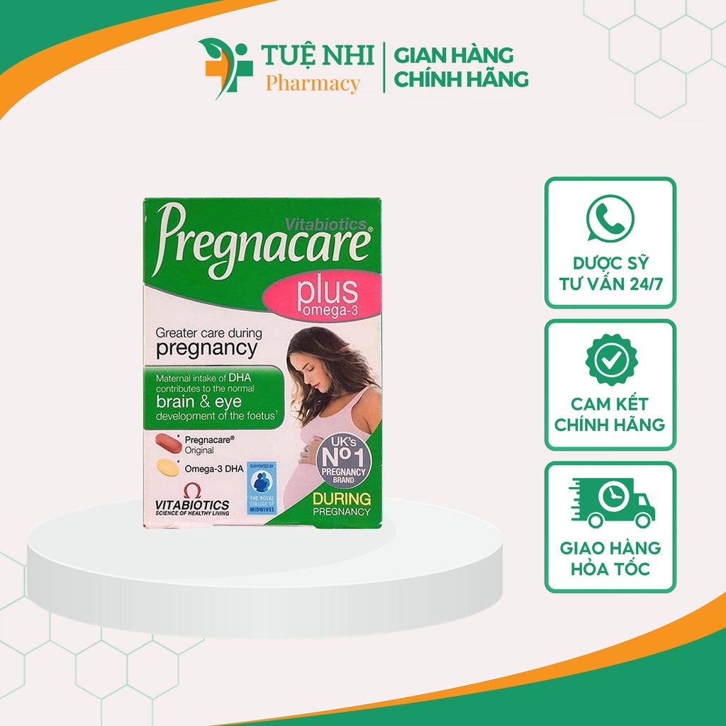 Vitamin bầu Pregnacare Plus Omega Bổ Sung Dưỡng Chất Cho Bà Bầu Hộp 56 Viên - NT178