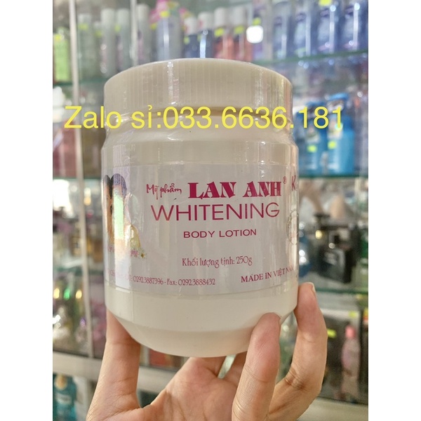 kem Lan anh whitening Body Lition hủ 250G