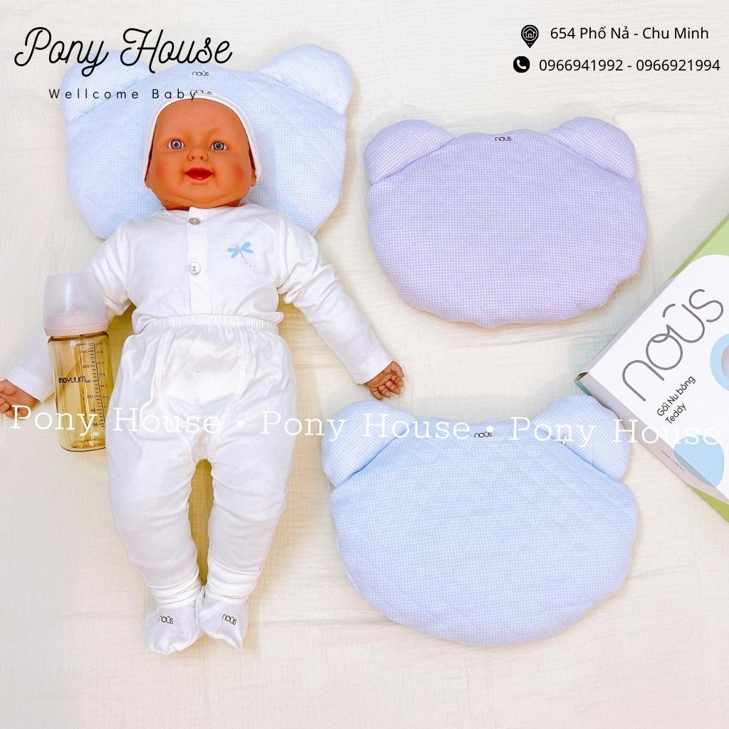 Gối Nous Bông Hình Gấu Cho Bé Trai, Bé Gái Sơ Sinh Siêu Đáng Yêu Mẫu Mới 2022