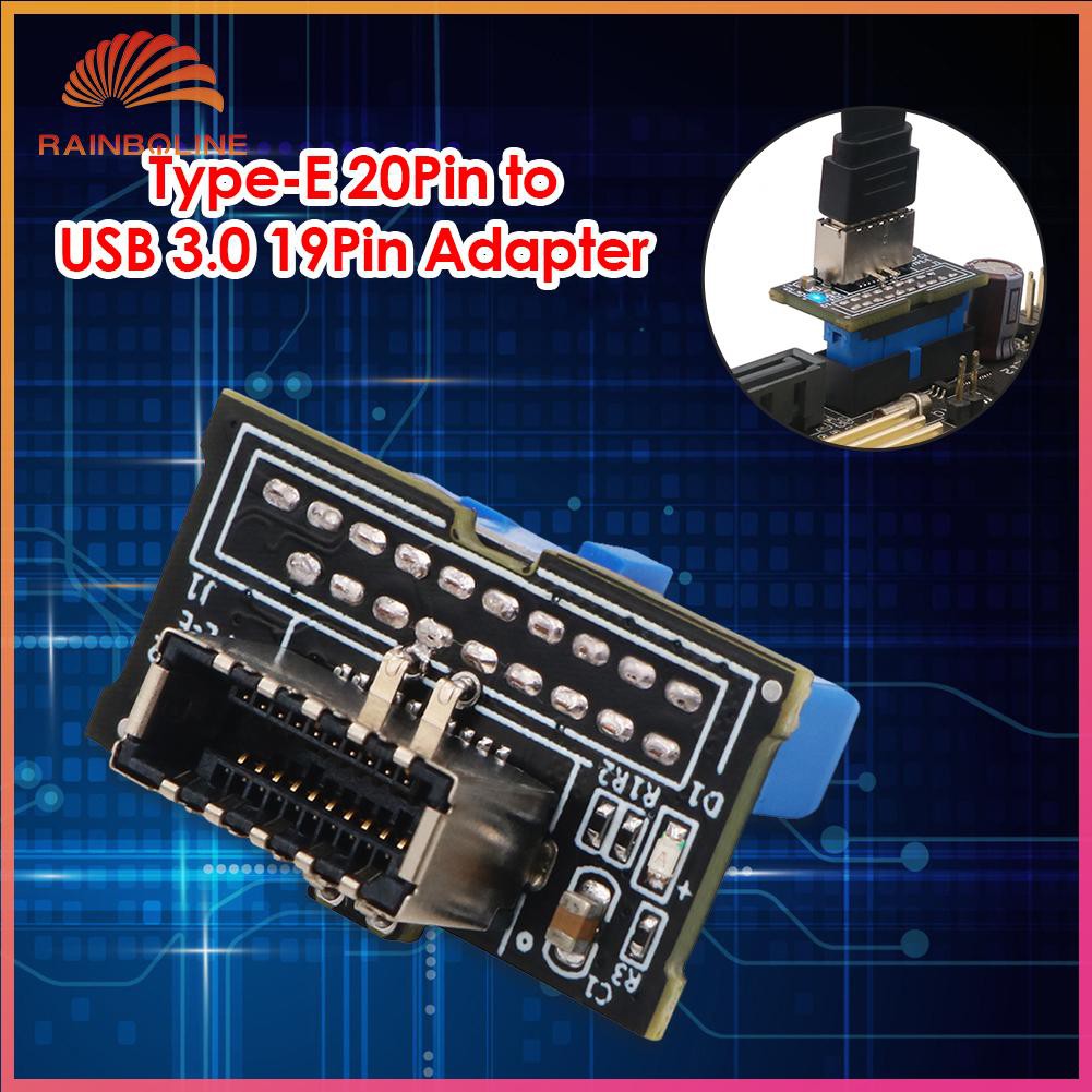 Ổ Cắm Chuyển Đổi Usb 3.0 10gbps 19pin Type-E 20pin