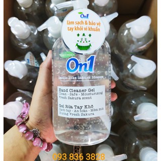 [GIÁ HỦY DIỆT] Gel Rửa Tay Khô On1 - 500ml - Làm Sạch Tay Nhanh
