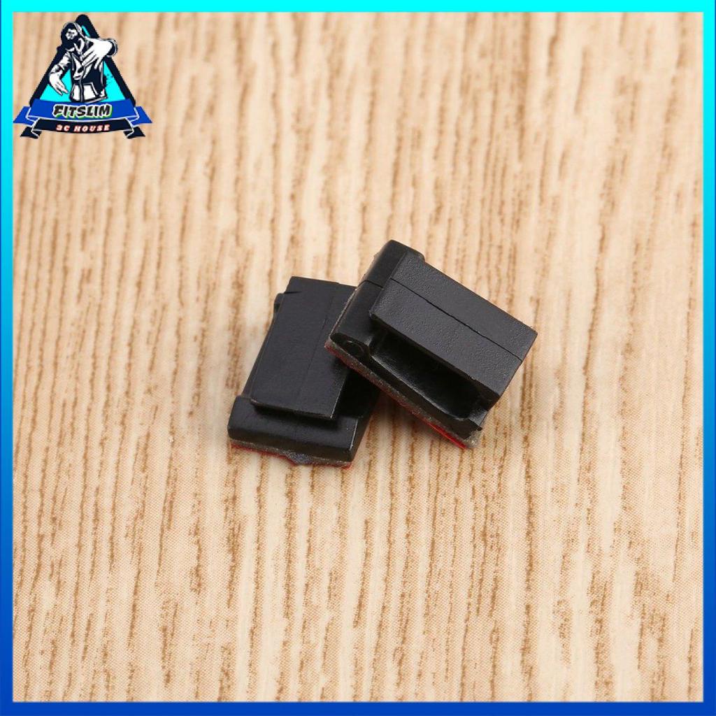 Set 100 Kẹp Giữ Dây Cáp Gắn Xe Hơi Tiện Dụng Giá Đỡ