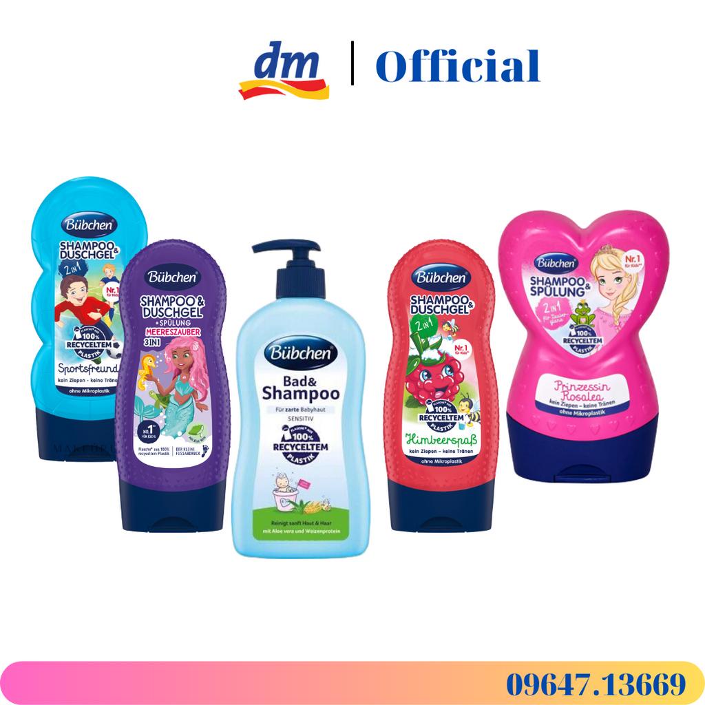 Sữa tắm gội cho bé Bubchen Nestle Đức 2in1 Lọ 230ml