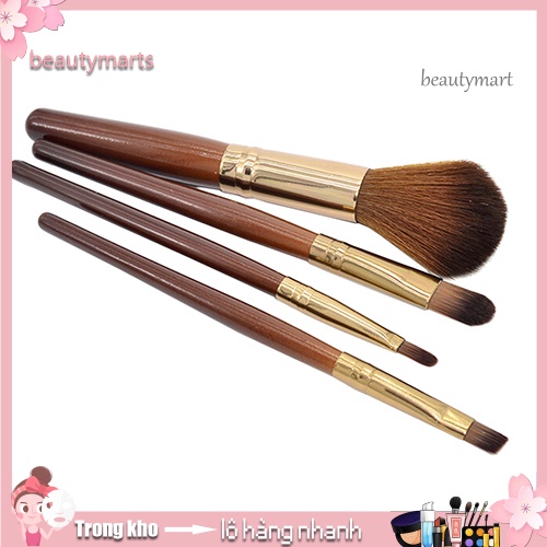 [Hàng mới về] Set 4 cọ trang điểm tô son kẻ mày đánh phấn mắt má hồng tiện dụng