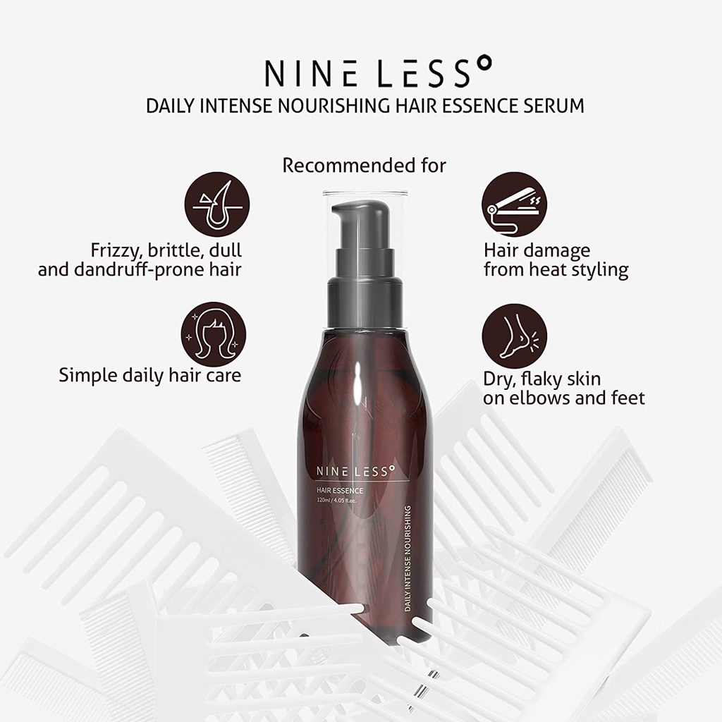 Tinh chất dưỡng tóc hư tổn NINE LESS Daily Intense Nourishing Hair Essence 120ml