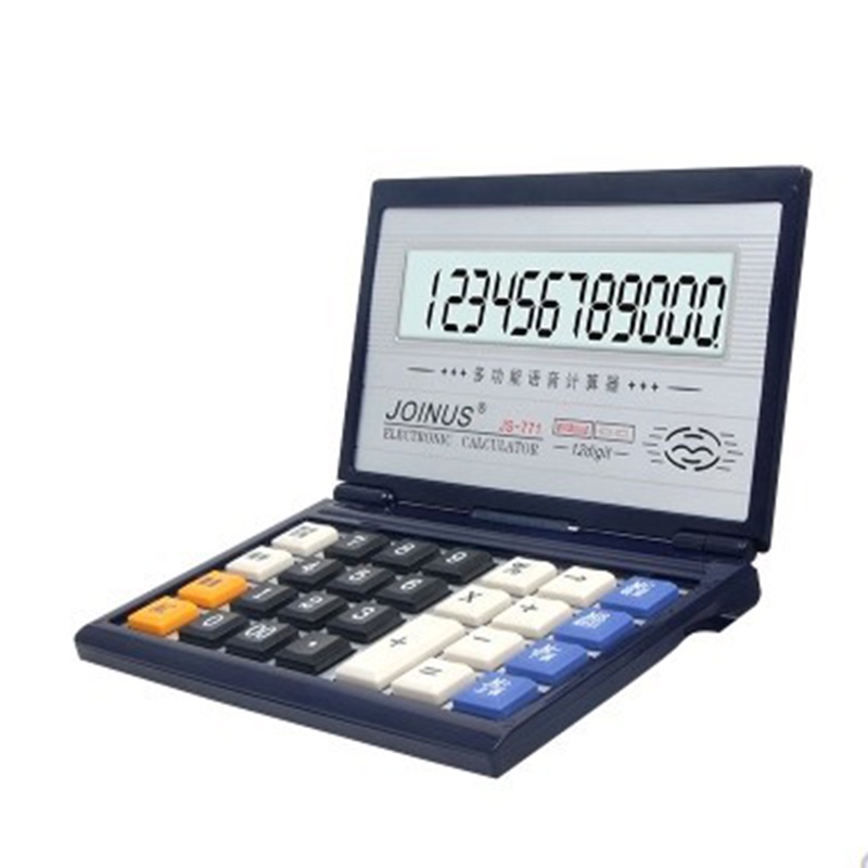 Máy Tính Dạng Gập 12 Bit Kích Thước Lớn Có Nút Bấm Sử Dụng Giọng Nói Cho Văn Phòng