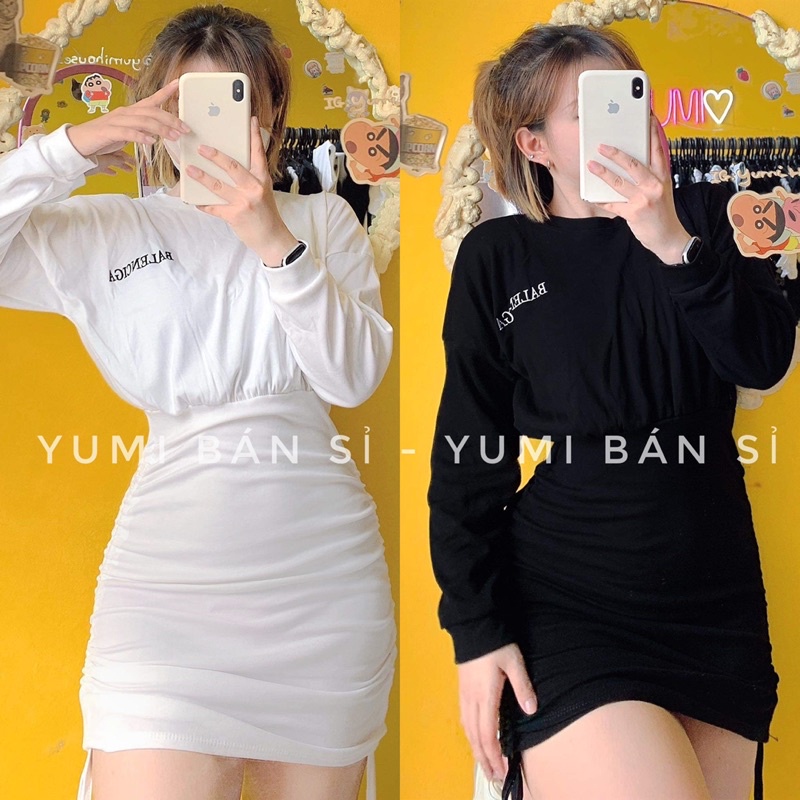 YUMI BÁN SỈ Váy Ôm Body Thêu Balen Siêu Hot 2022