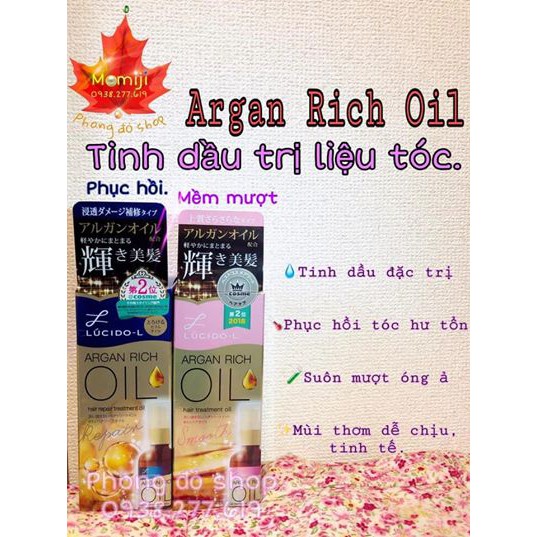 Tinh dầu dưỡng tóc Argan Oil