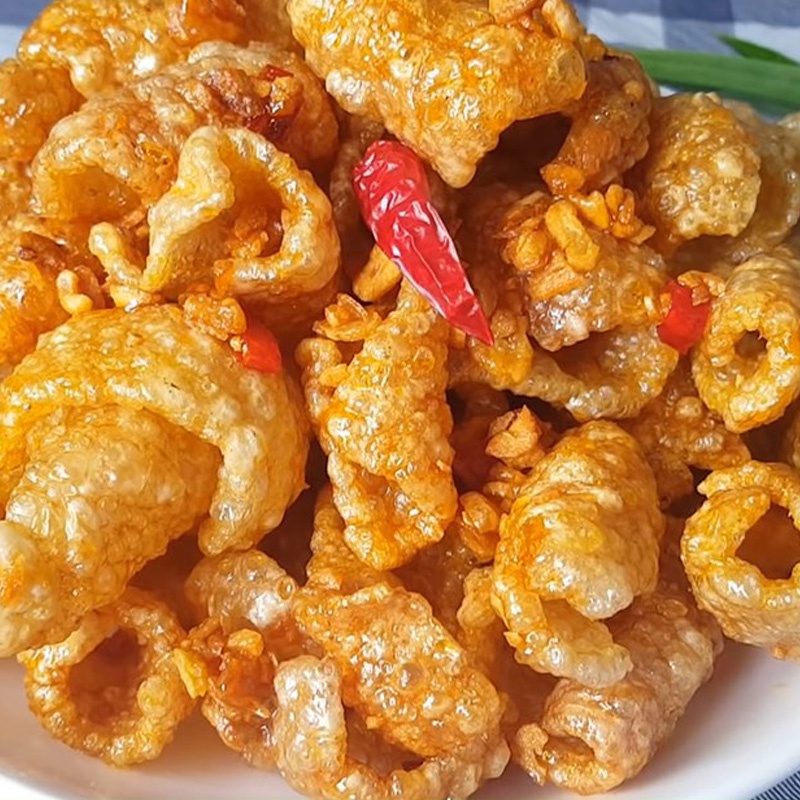 Da heo tỏi ớt, Da heo chiên giòn lắc muối ớt, Ăn Vặt KÔ KÔ-MÊ LY FOODS. K003 | BigBuy360 - bigbuy360.vn