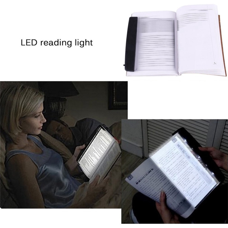 Đèn LED siêu mỏng đọc sách dùng pin tiện lợi