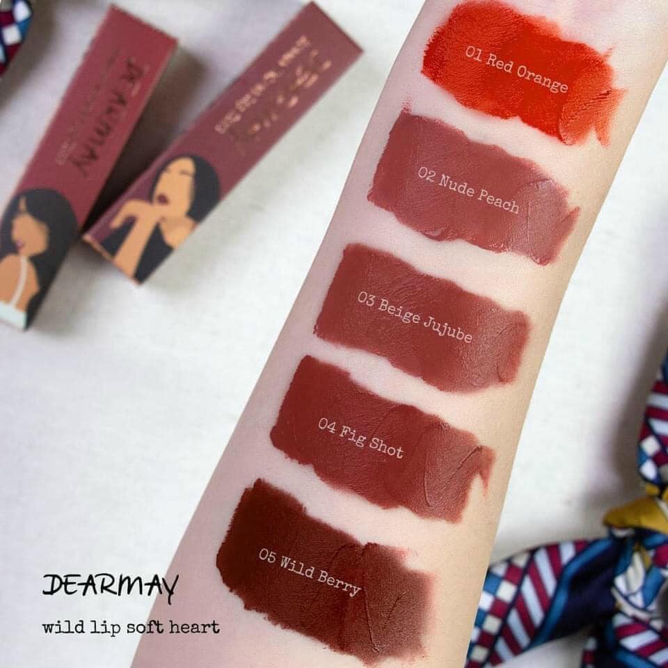 Son Kem Lì Dearmay Breeze Velvet Lip Tint 4.4 Lên Màu Chuẩn, Mịn Mượt Như Nhung