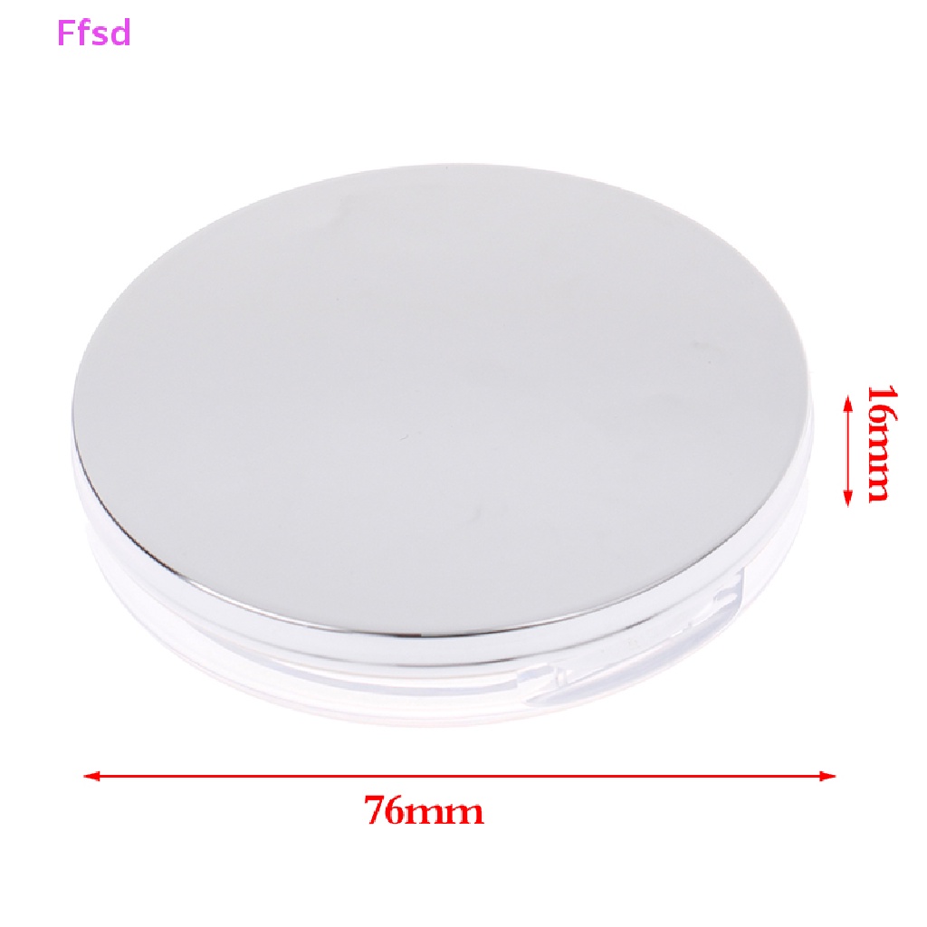 Hộp Rỗng 5g Đựng Phấn Trang Điểm Có Gương Và Mút Trang Điểm Tiện Dụng