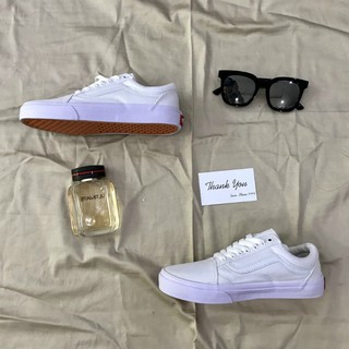 Ảnh thật | full box | freeship - giày thể thao old school full white