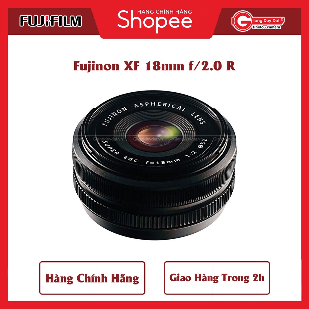 Ống Kính Fujifilm XF 18mm f/2.0 R - Chính Hãng