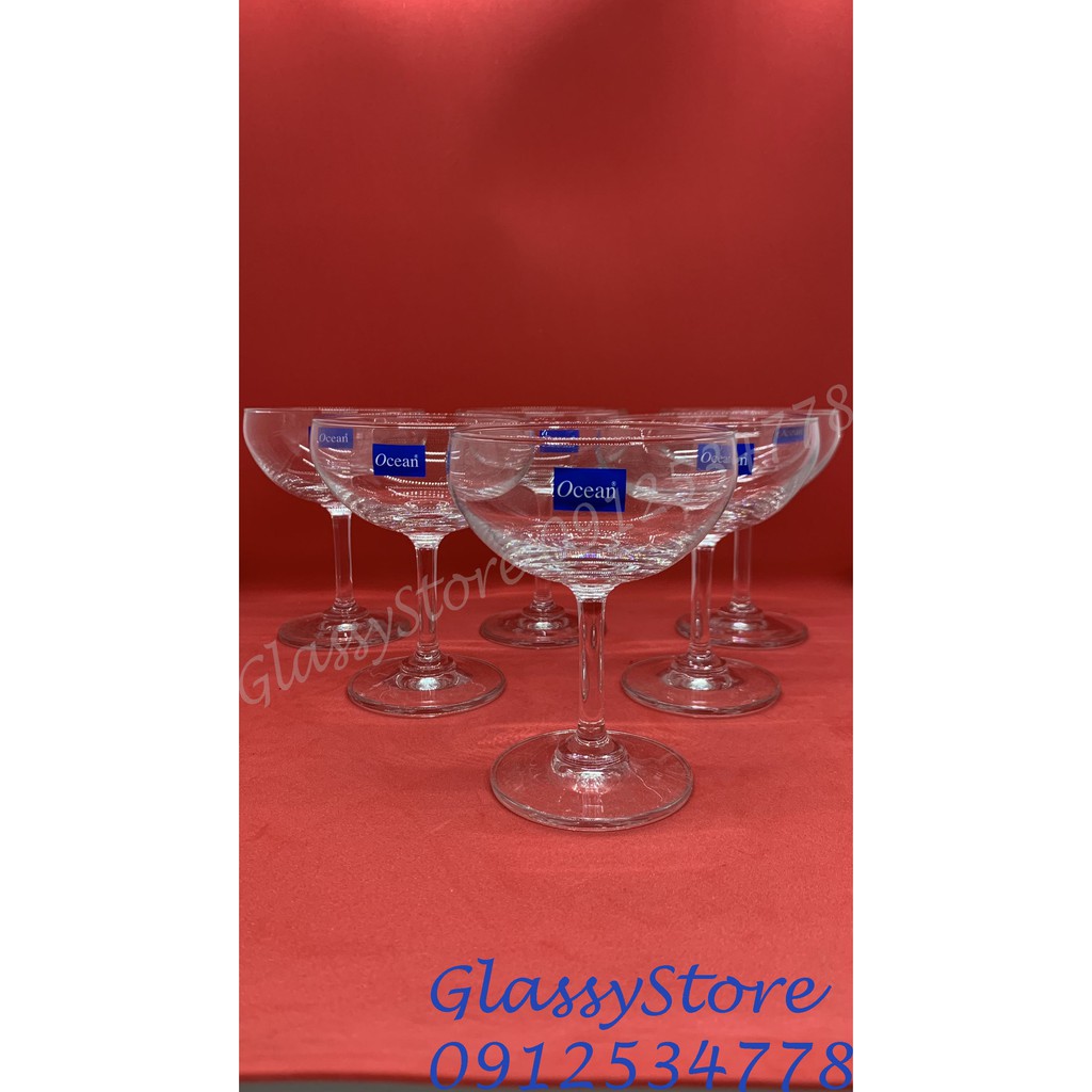 Ly rượu thủy tinh Ocean Saucer Champagne 1501S05 – 135ml / 1501S07 – 200ml