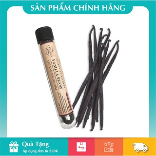 [HÀNG CHÍNH HÃNG] Quả Vani Khô Thượng Hạng Lọ Thủy Tinh (1 Quả) – Vanilla Beans