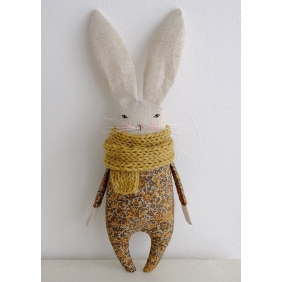 Kit nguyên liệu may thú nhồi bông , thêu tay búp bê handmade - Diy tự làm búp bê đang yêu- MIE HANDMADE SHOP