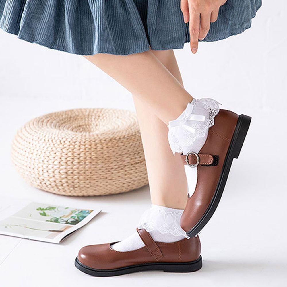 FORBETTER Vớ Cotton Ren Hoa NgắN ĐíNh Nơ Xinh XắN Cho Bé GáI