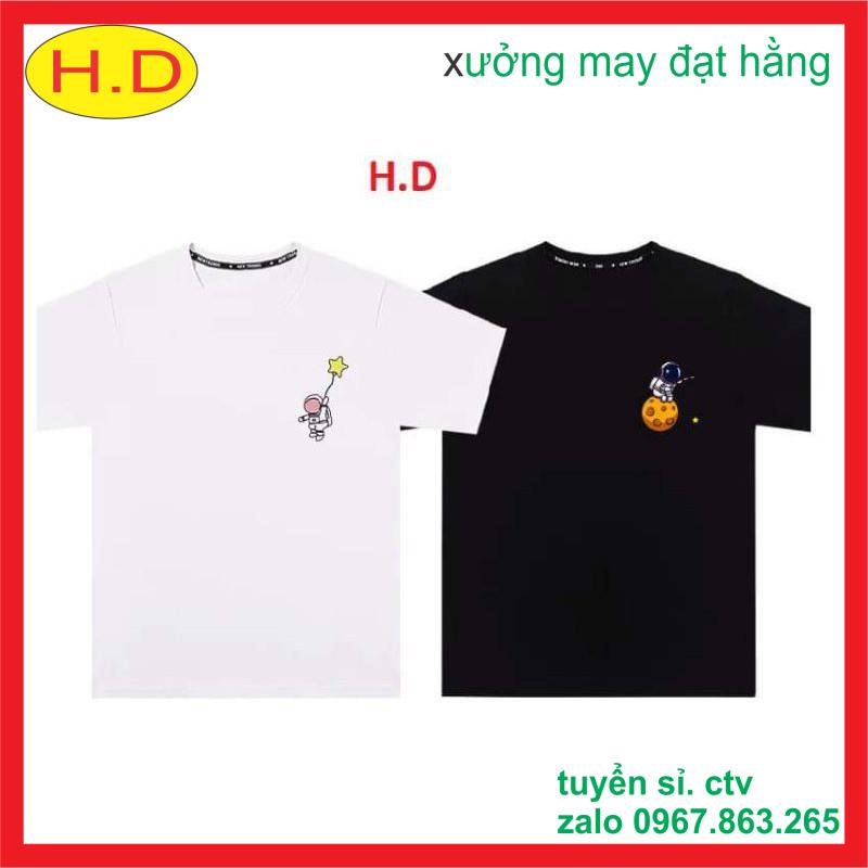 áo thun đôi tay ngắn người sao hỏa thả sao chất cotton mềm mát form rộng unisex freesize nam nữ mặc đôi nhóm giá rẻ