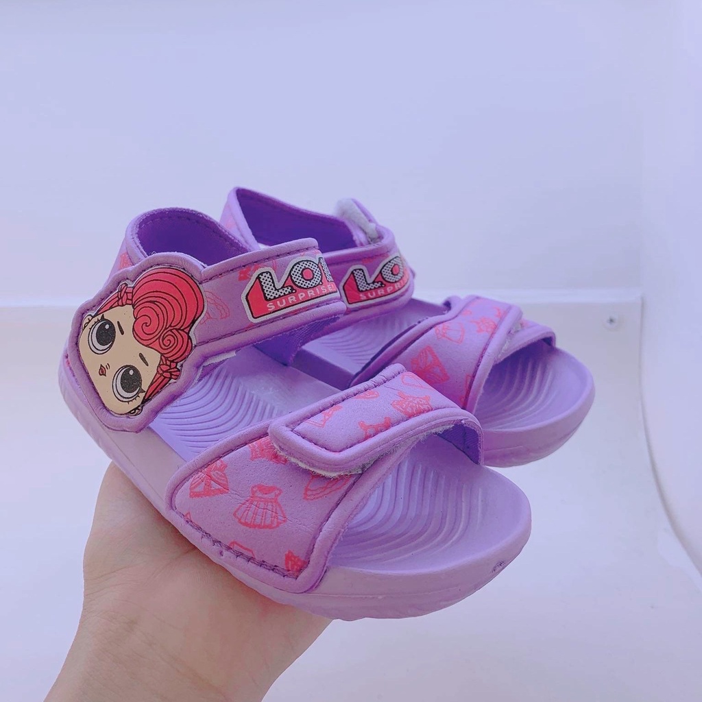 Sandal Xốp Cho Bé Gái Siêu Nhẹ Siêu Bền Size từ 3 Tháng