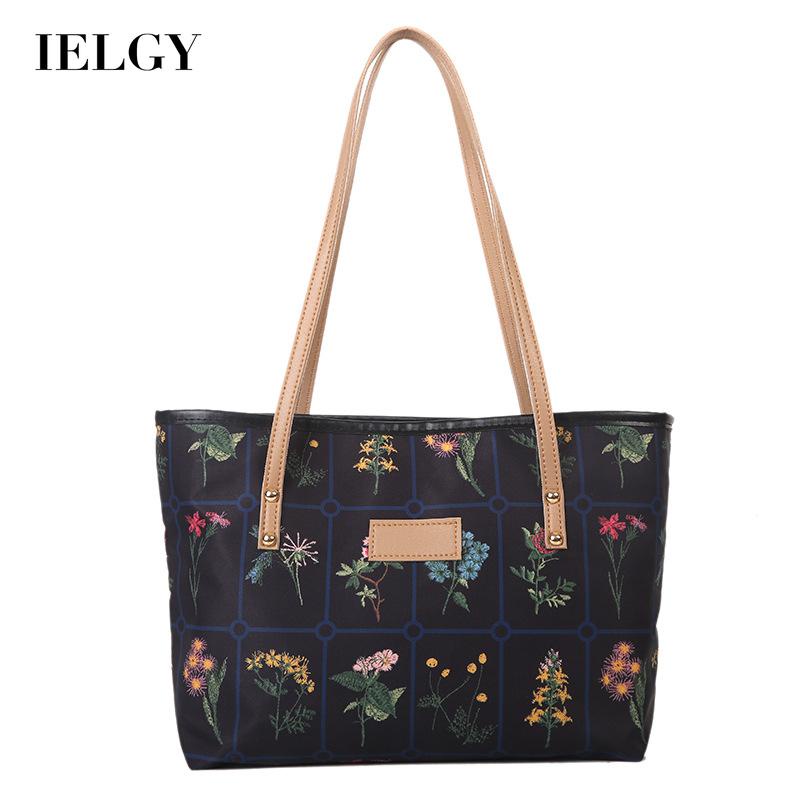 IELGY Túi Đeo Vai Cỡ Lớn In Họa Tiết Thời Trang Cho Nữ