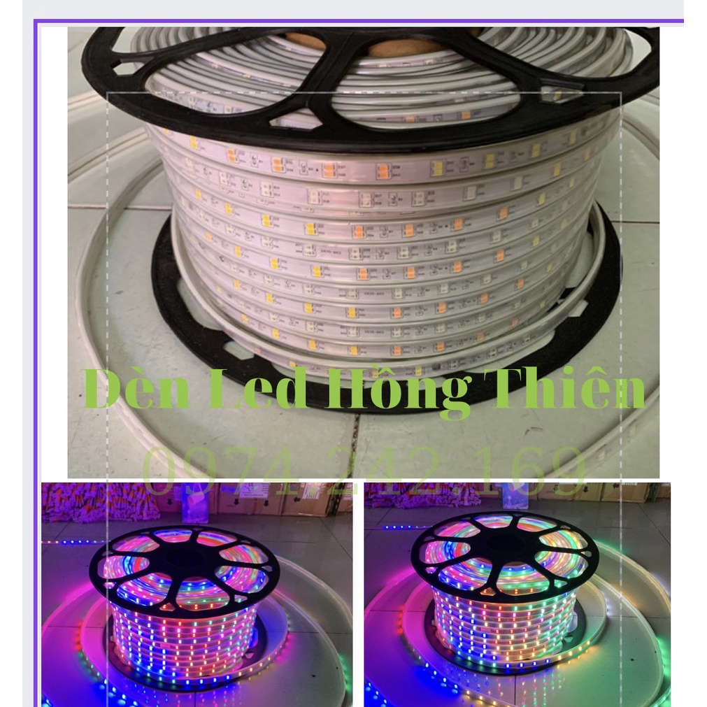 Dây Led Chạy Đuổi Đôi Chip 2835 Cuộn 100m Tặng Kèm Nguồn Siêu Đẹp, Siêu Bền, Siêu Sáng