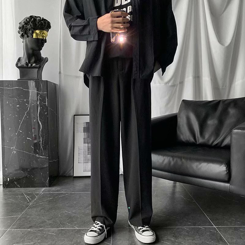 Quần Dài Ống Suông Màu Đen Size M-3Xl Thời Trang Trẻ Trung Cho Nam | BigBuy360 - bigbuy360.vn