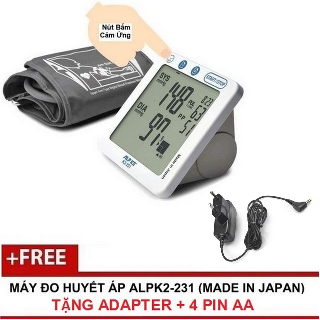 Máy đo huyết áp bắp tay tự động ALPK 231 ( Made In Japan )