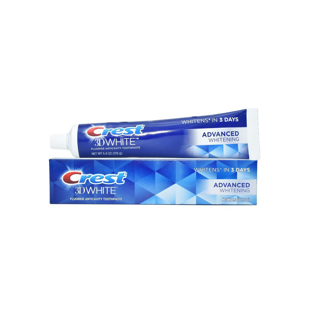 kEM ĐÁNH RĂNG CREST 3D WHITE ADVANCED WHITENING 158g